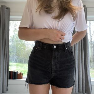 BDG mom shorts in black